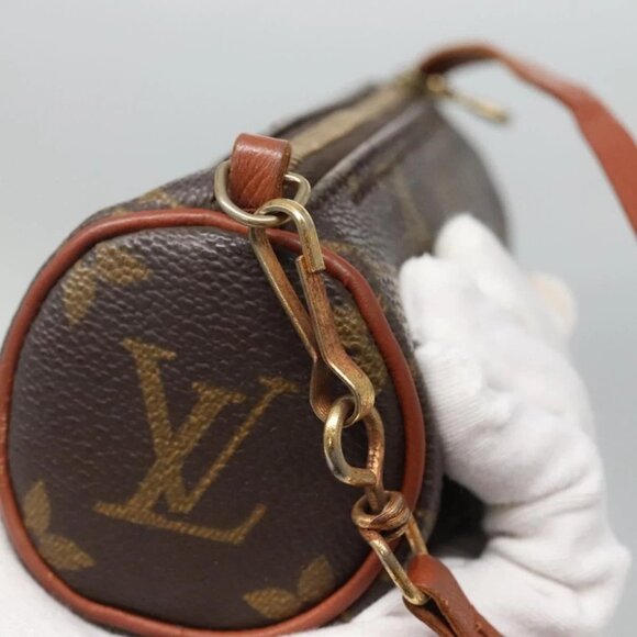 LOUIS VUITTON Monogram Papillon Pouch LV Auth BA4621 - Picture 11 of 16